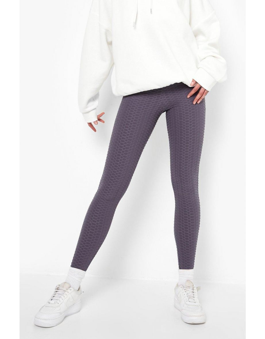 Tall Honeycomb Legging - grey - 3