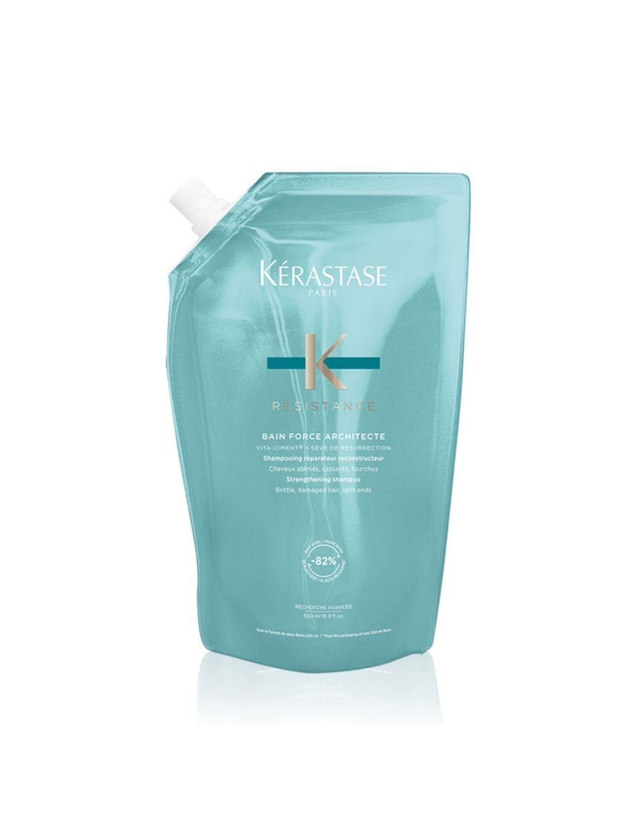 Kérastase Resistance Bain Force Architecte Shampoo Refill Pouch 500ml