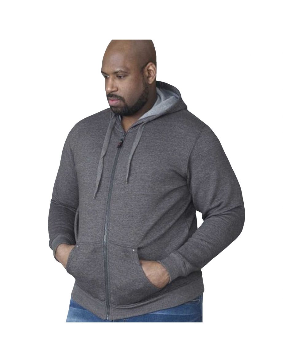 KingSize Men's Big & Tall Fleece Zip-Front Hoodie