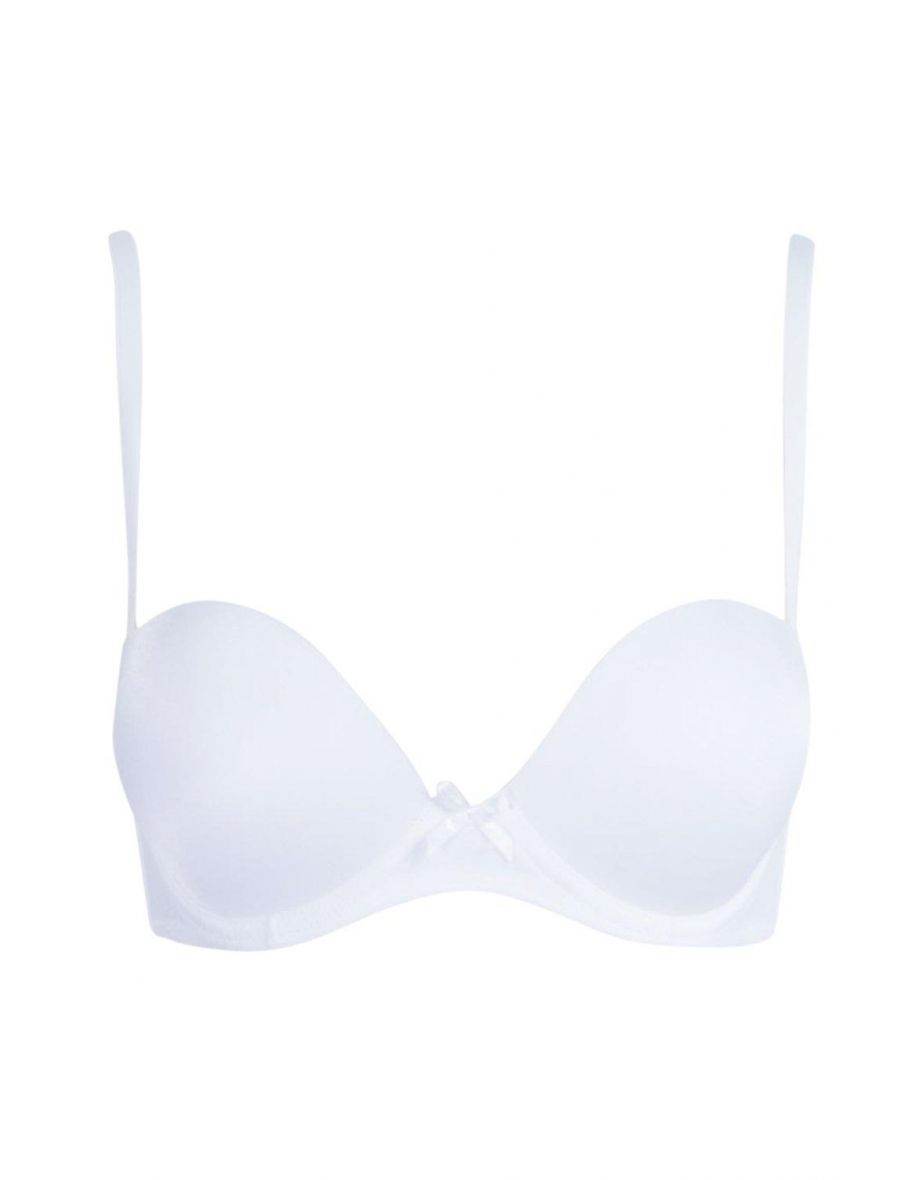 Super Push Up Strapless Bra - white - 3
