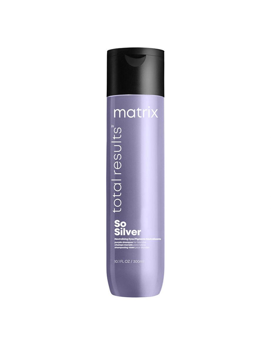 Matrix Total Results So Silver Purple Shampoo for Toning Blondes, Grey