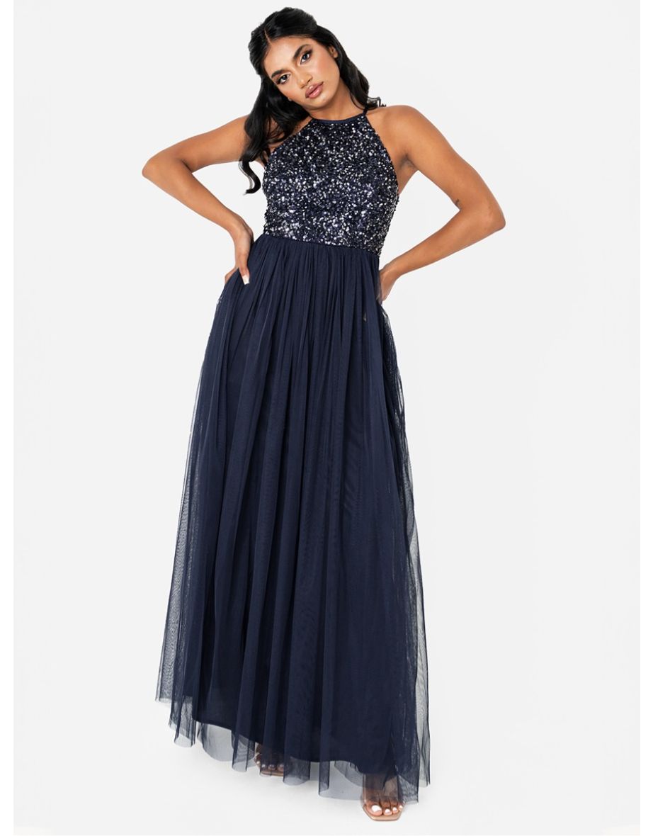 Maya sleeveless embellished maxi dress best sale