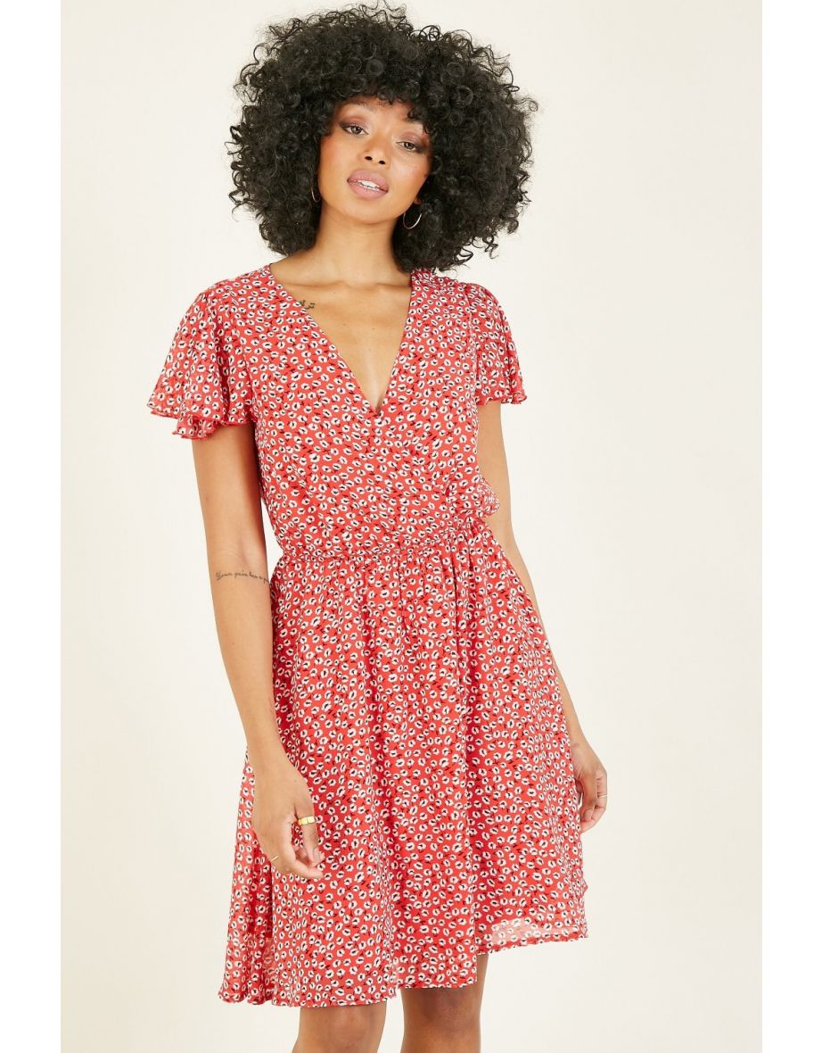 mela wrap dress