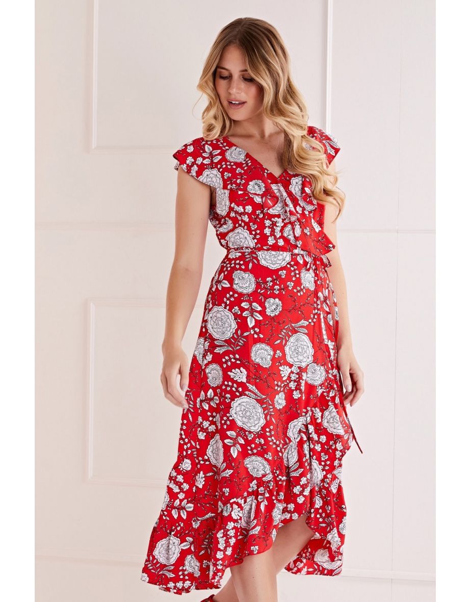 mela wrap dress