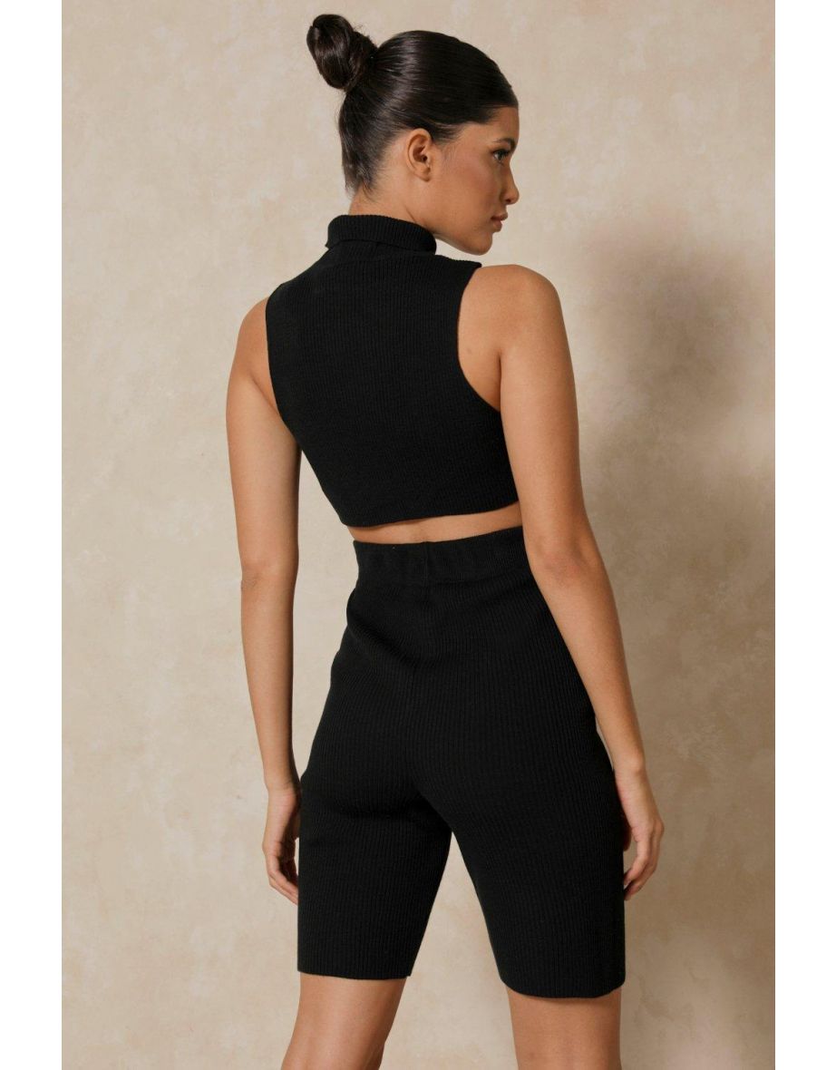 Knitted Under Boob Detail Co-ord - 3