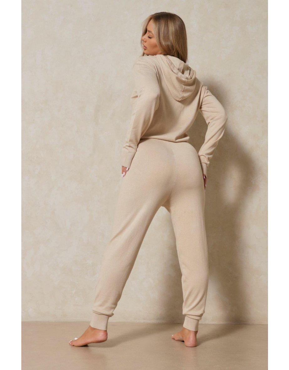 Hooded Knitted Lounge Set - 2