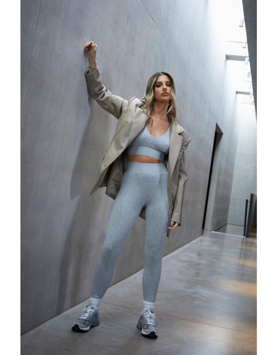 Tia Oversized Leather Look Blazer