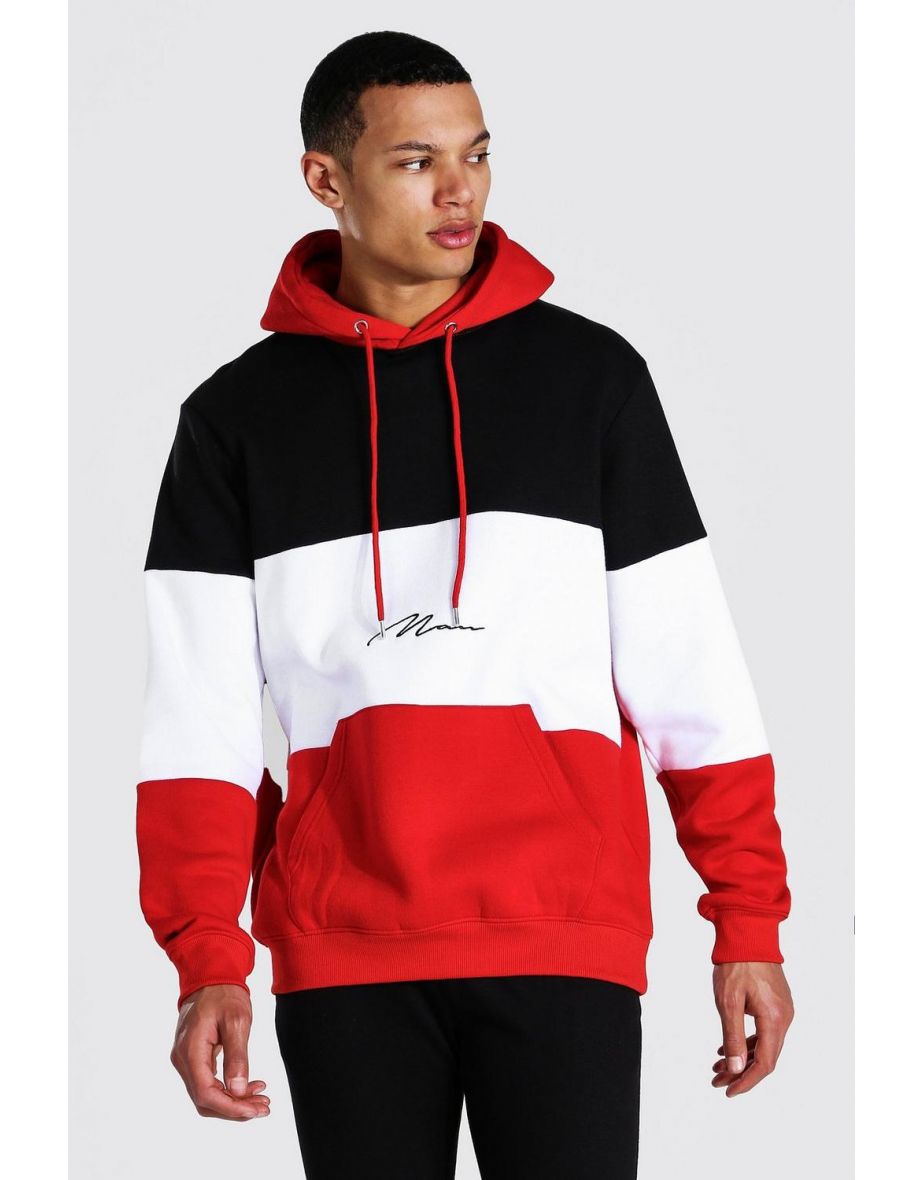 Man signature clearance hoodie