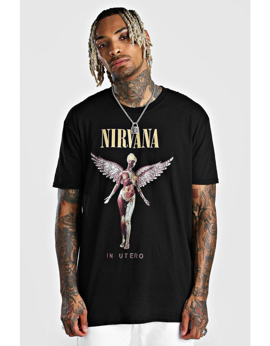 Nirvana License T-Shirt  - black