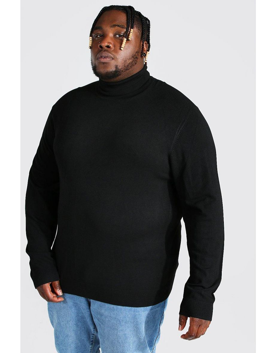 Plus size clearance polo neck jumpers