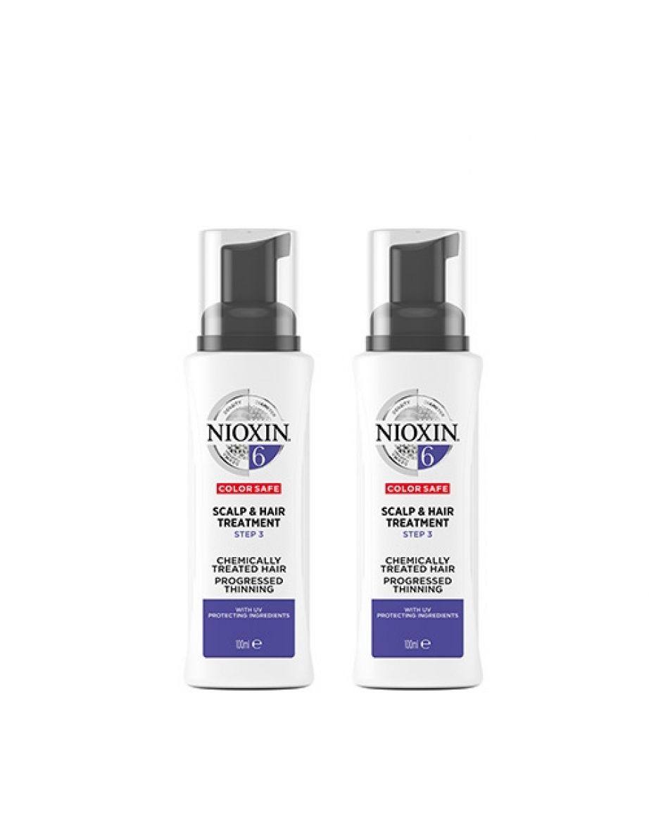 Nioxin System 6 Scalp & Hair Treatment for Chemically Treated Hair wit