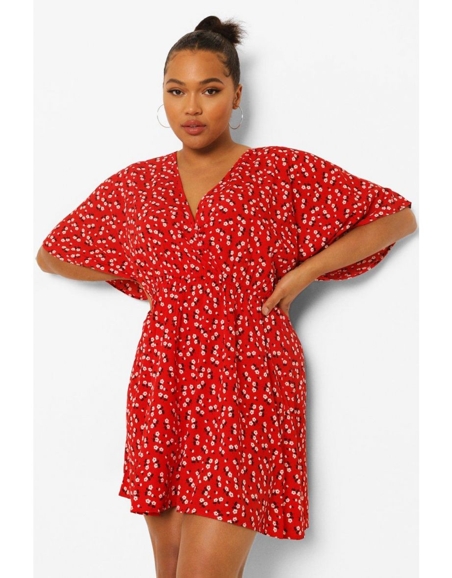 Ditsy floral skater dress on sale