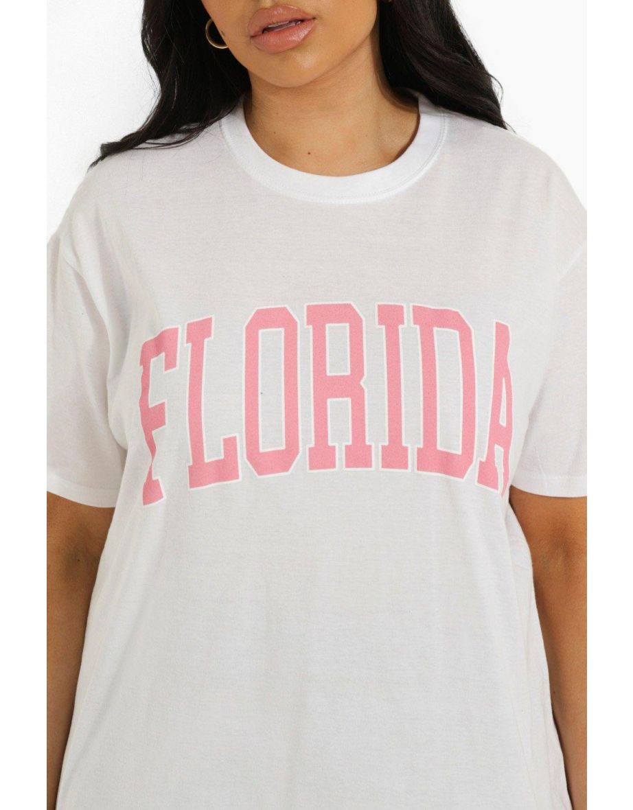 Plus Florida Slogan T-shirt - white - 3