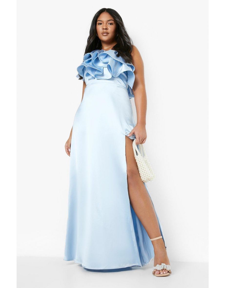 Frill one shoulder dress top