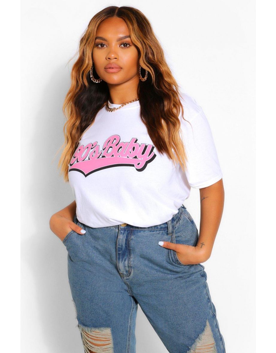 Plus 90's Baby T-Shirt - white - 3