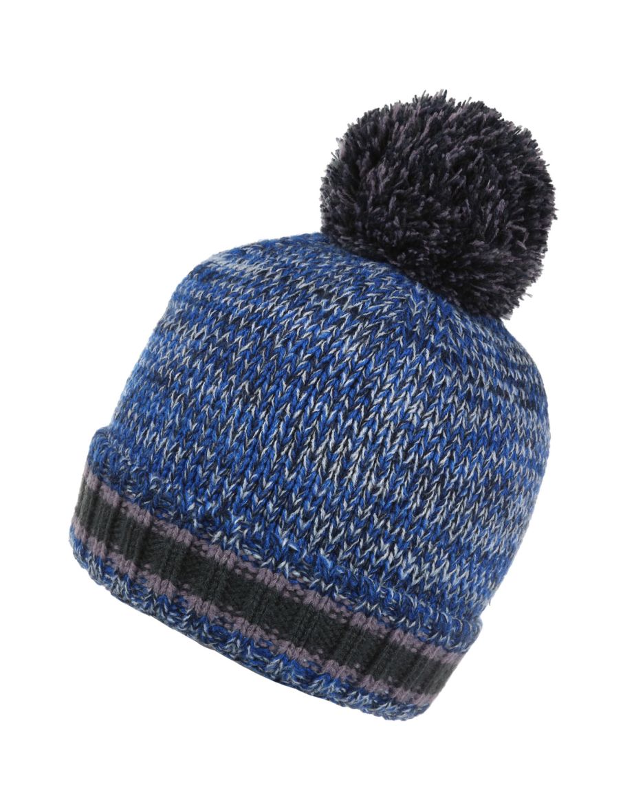 Shop Regatta Kids Davin IV Warm Winter Knitted Fleece Lined Beanie Bobble Hat Online in Iraq VogaCloset