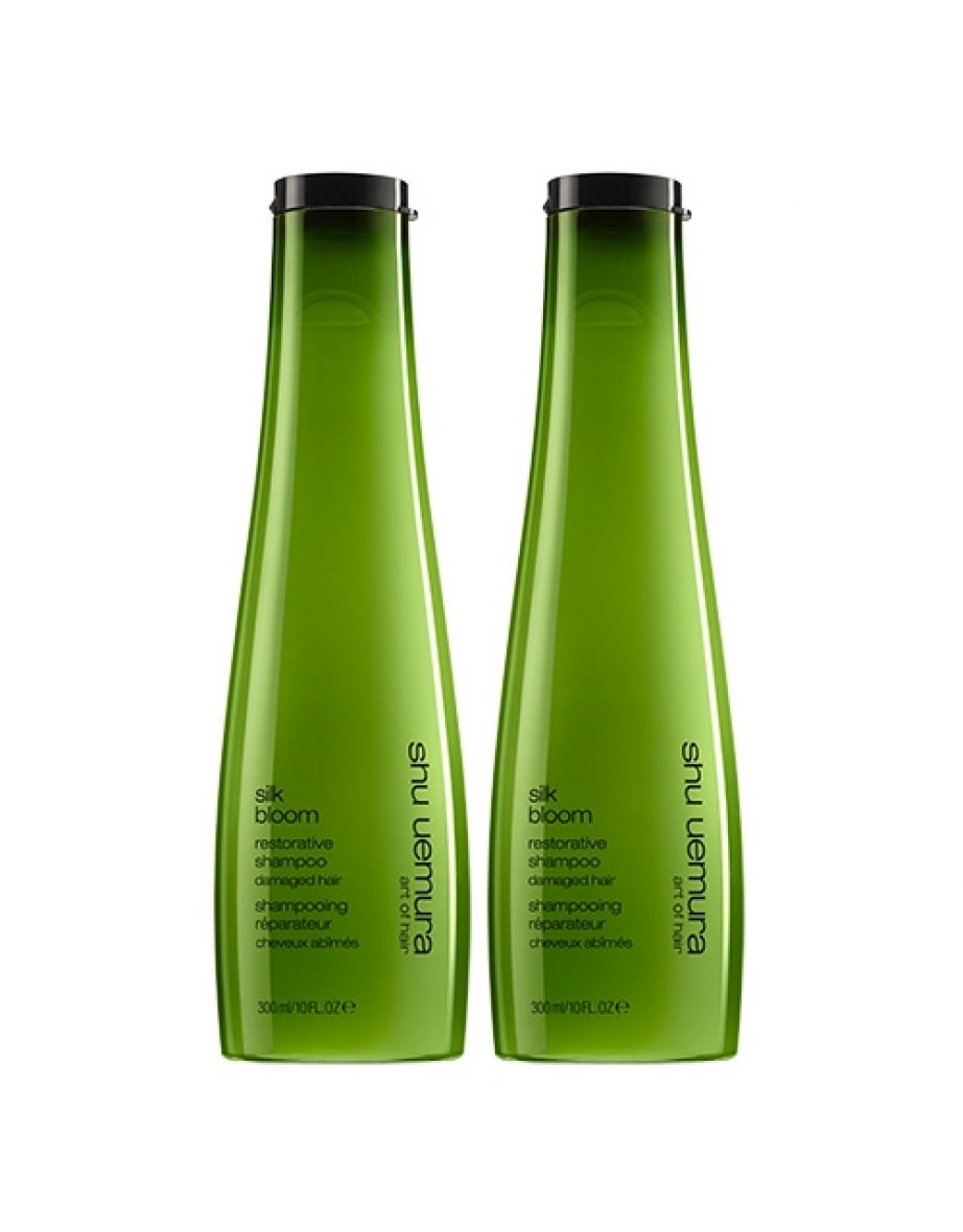 Shu Uemura Silk Bloom Restorative Shampoo deals and Conditioner Value Set