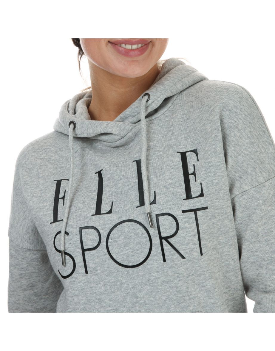 Women's Elle Sport Signature Hoody in Grey - 5