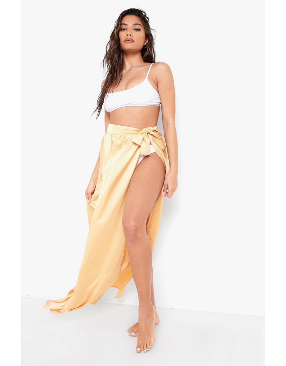 Gold hotsell sarong skirt