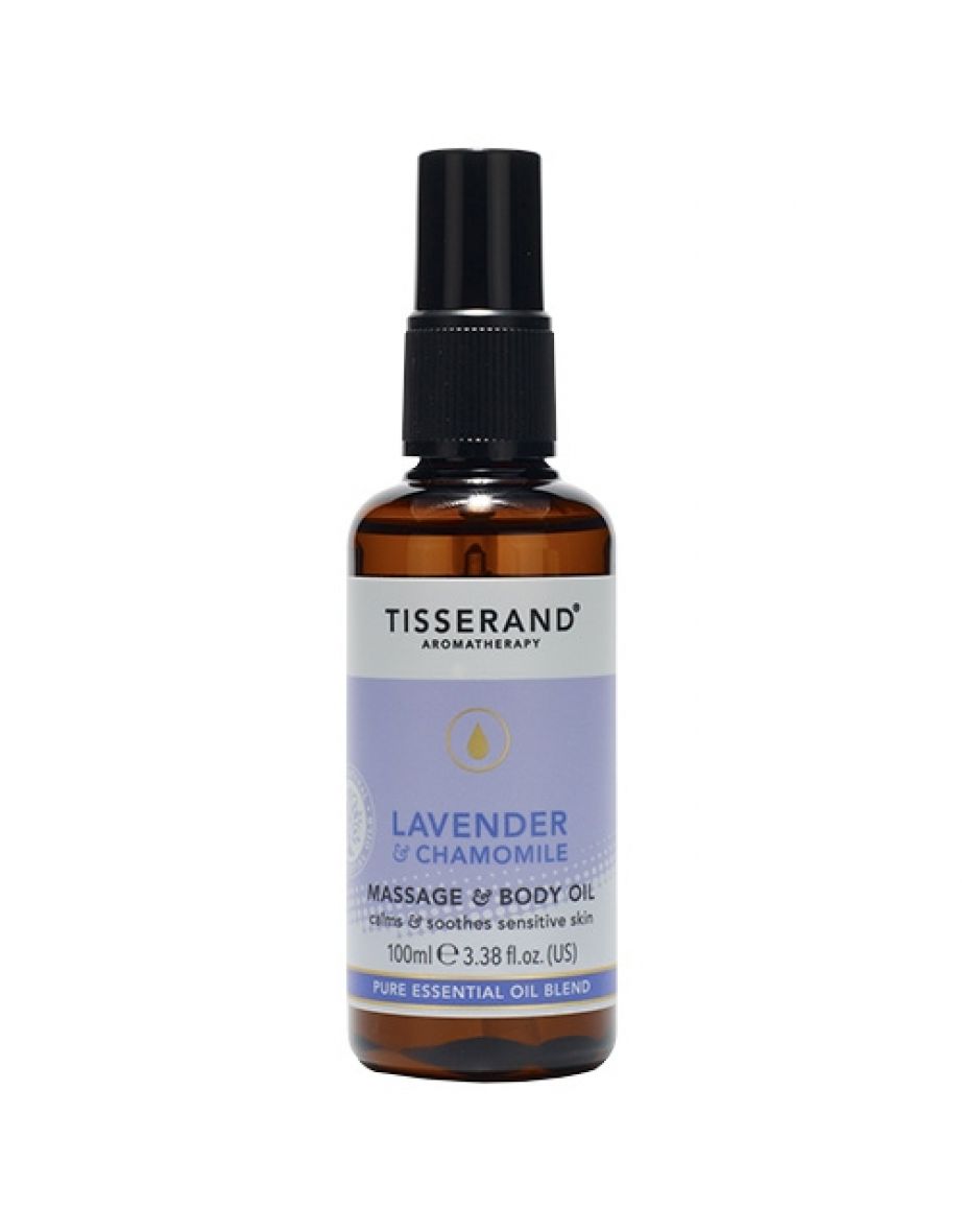 Tisserand Aromatherapy Lavender & Chamomile Massage and Body Oil 100ml