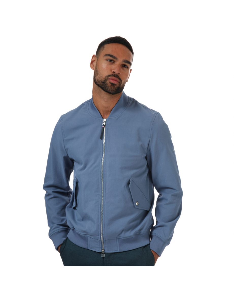 Men's Tommy Hilfiger Bomber Jacket in Blue - 5