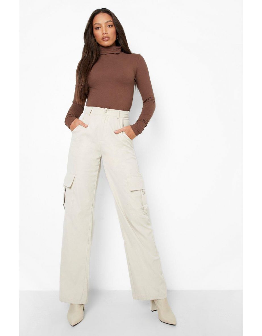 Tall Basic Turtle Neck Long Sleeve Bodysuit - chocolate