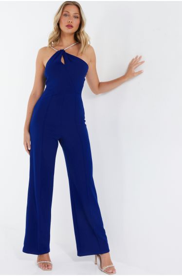 quiz royal blue jumpsuit