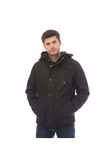 Men's Belstaff Waxed Cotton Router Jacket in Black