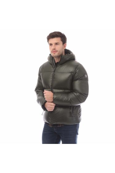 Men's Belstaff Down Filled Ripstop Resolve Jacket in Green