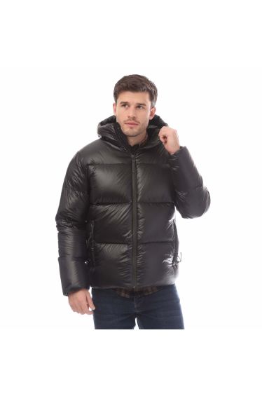 Men's Belstaff Down Filled Ripstop Resolve Jacket in Black