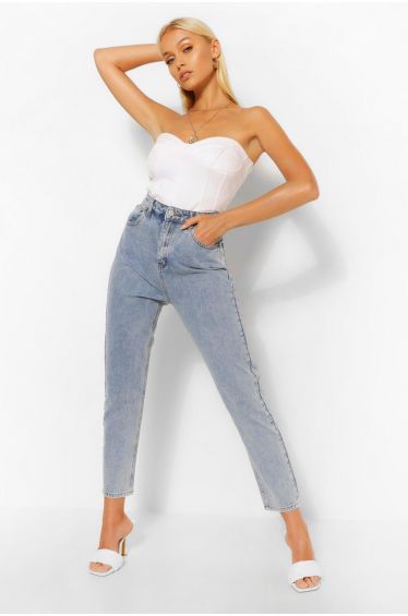 Denim Mom Jean - vintage wash