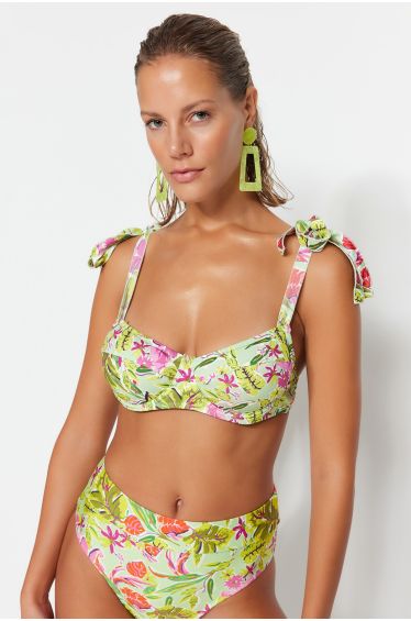 Tropical Padded Underwire Bikini Top