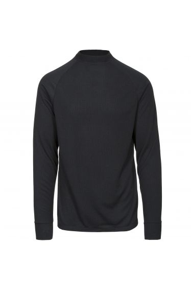 Trespass Kids Flex 360 Outdoor Warm Winter Thermal Baselayer T-Shirt Top - Black