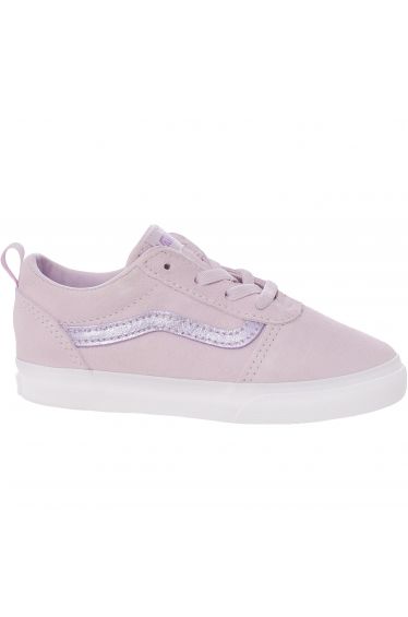 Vans Kids Toddlers Ward Slip On Elasticated Lace Trainers Sneaker Shoes - Orchid